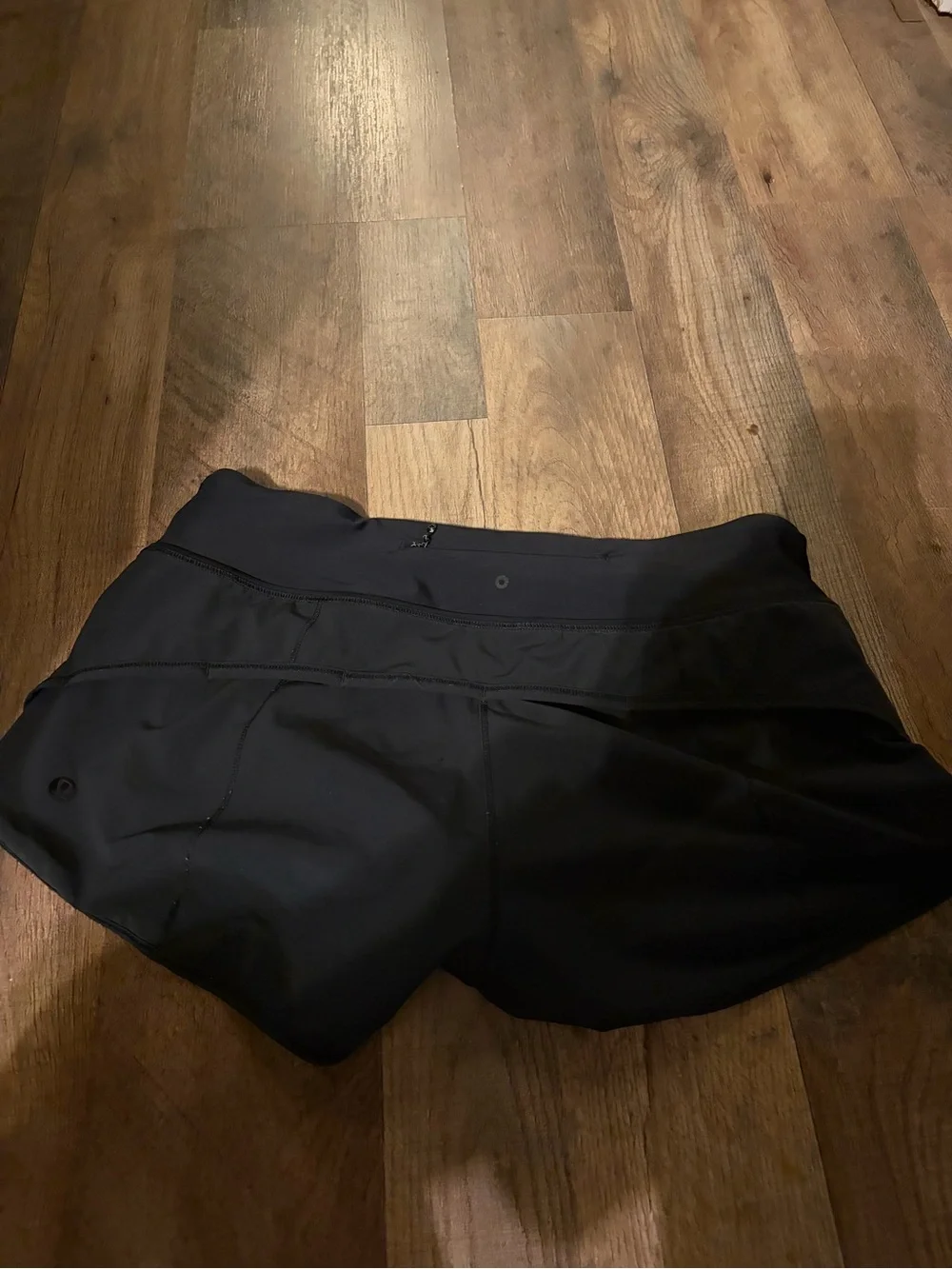 lululemon athletica Black Athletic Performance Shorts